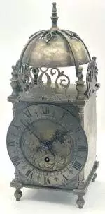 English Style Brass Lantern Clock – ca1900