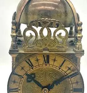 English Smiths Brass Lantern Clock – ca1930