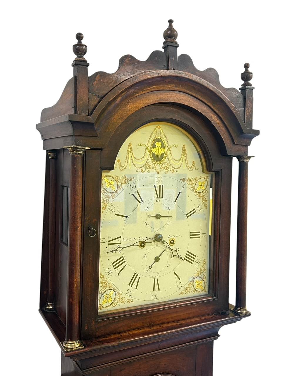 Fabulous Antique English “Luton” Oak case Longcase 8 day clock - 1800