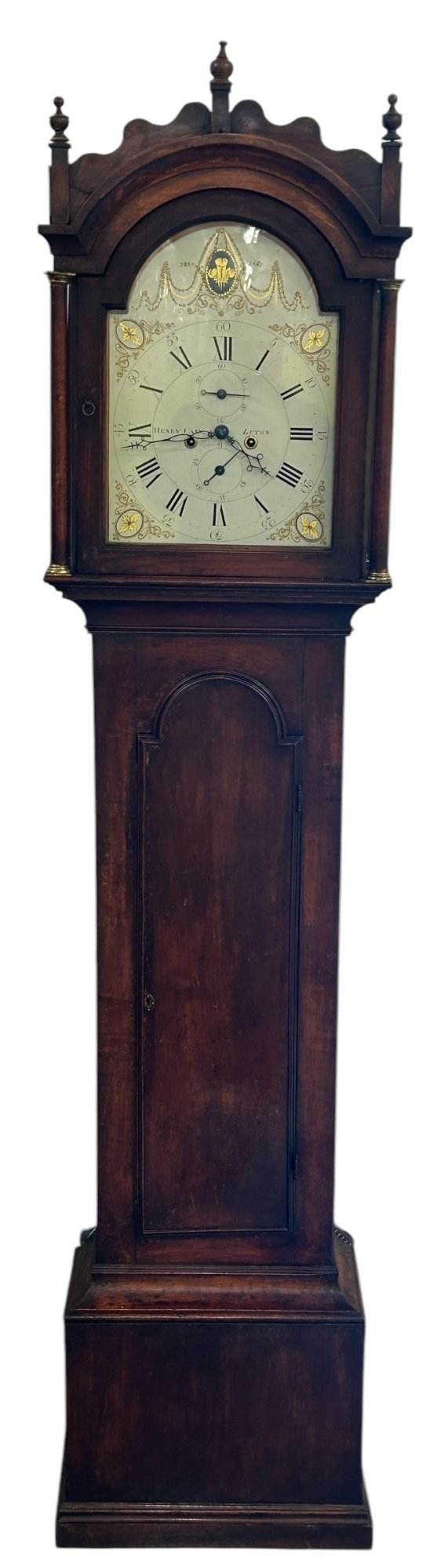 Fabulous Antique English “Luton” Oak case Longcase 8 day clock - 1800