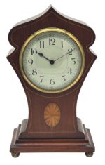 Fantastic Edwardian Art nouveau Tulip shape Mantel Clock – ca 1905