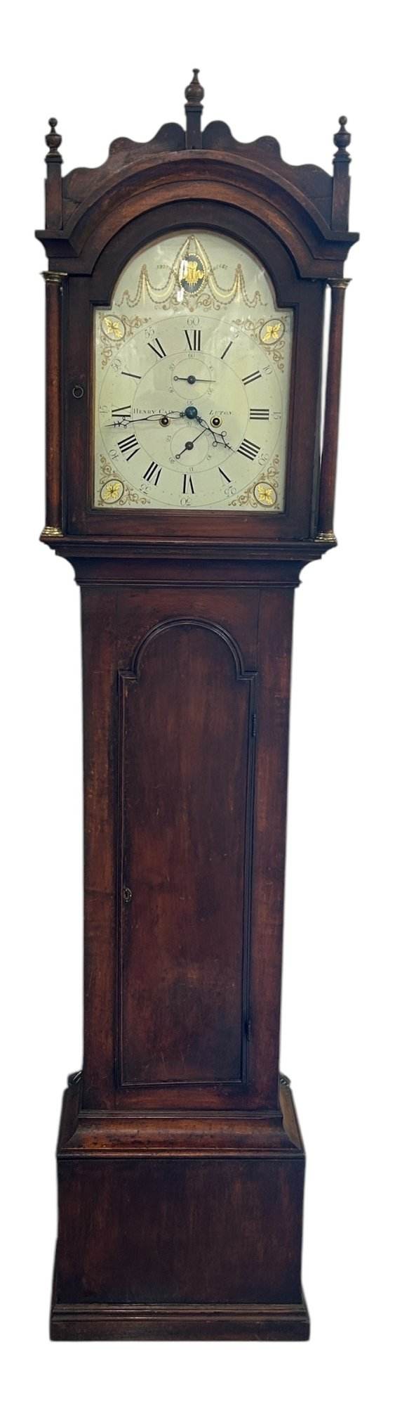 Fabulous Antique English “Luton” Oak case Longcase 8 day clock - 1800