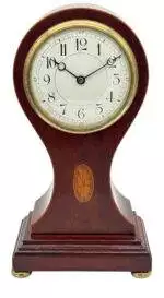 Edwardian balloon shaped mantel clock – ca 1905