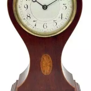 Edwardian balloon shaped mantel clock – ca 1905