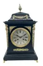 Antique Ebonized Case Bracket Mantel clock – ca1890