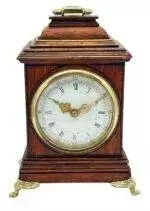 Bracket clock shaped Miniature mantel clock – ca1905