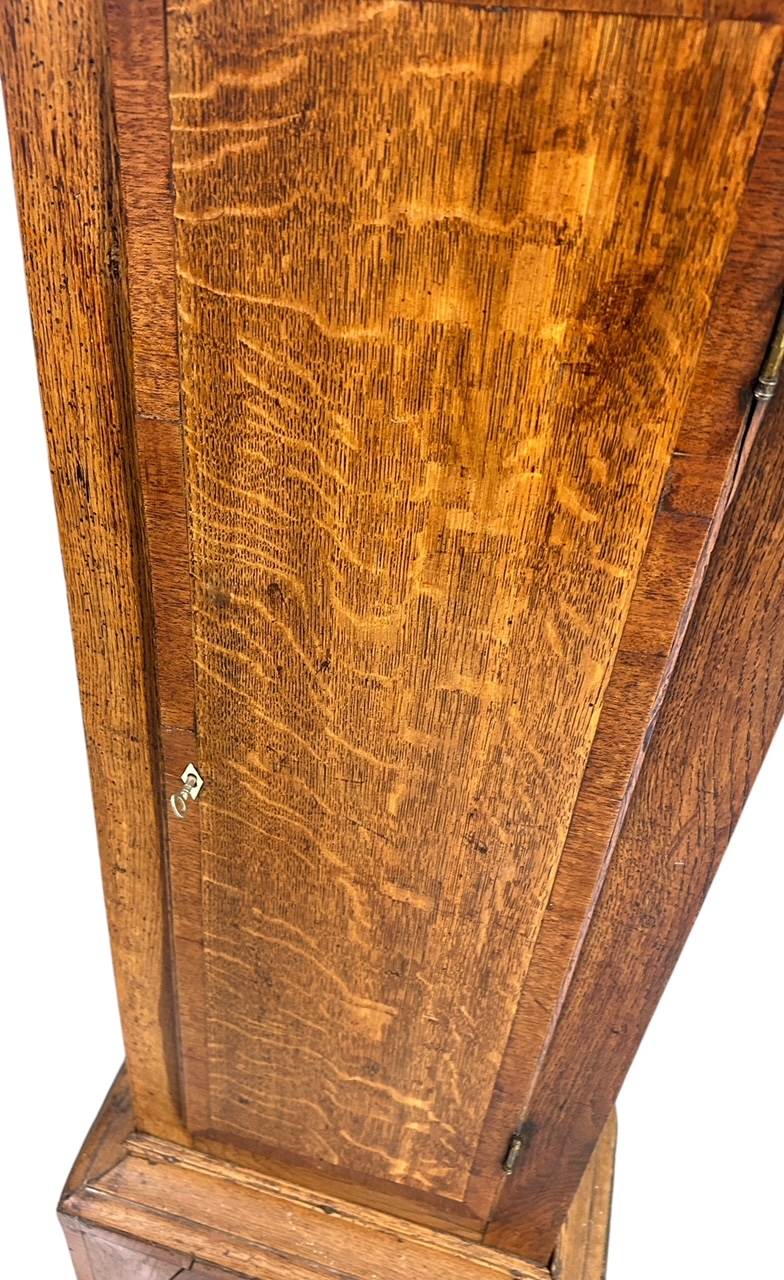 Fabulous Antique English Oak case Longcase 8 day clock - 1870 - Image 4