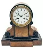 Classical Victorian Drum Head Mantel Clock – 8 Day Clock – ca1850