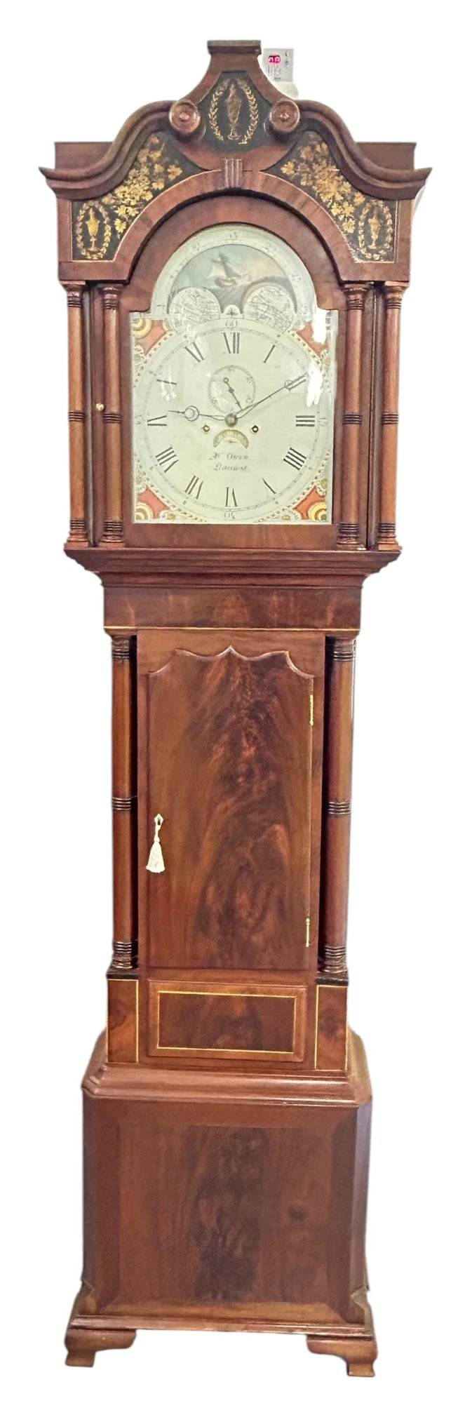 Incredible Antique Mahogany case Longcase 8 day clock - 1830 - Image 2