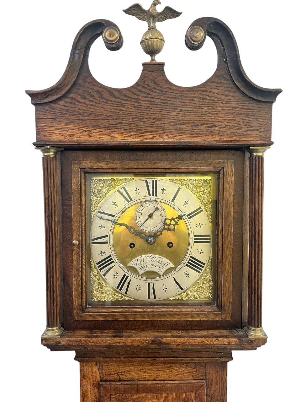 Fabulous Antique English Oak case Longcase 8 day clock - 1870 - Image 8