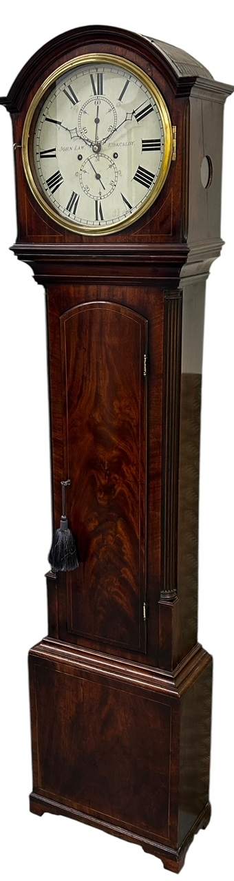 Fantastic Antique Scottish Mahogany case Long Case clock – ca 1860 - Image 5