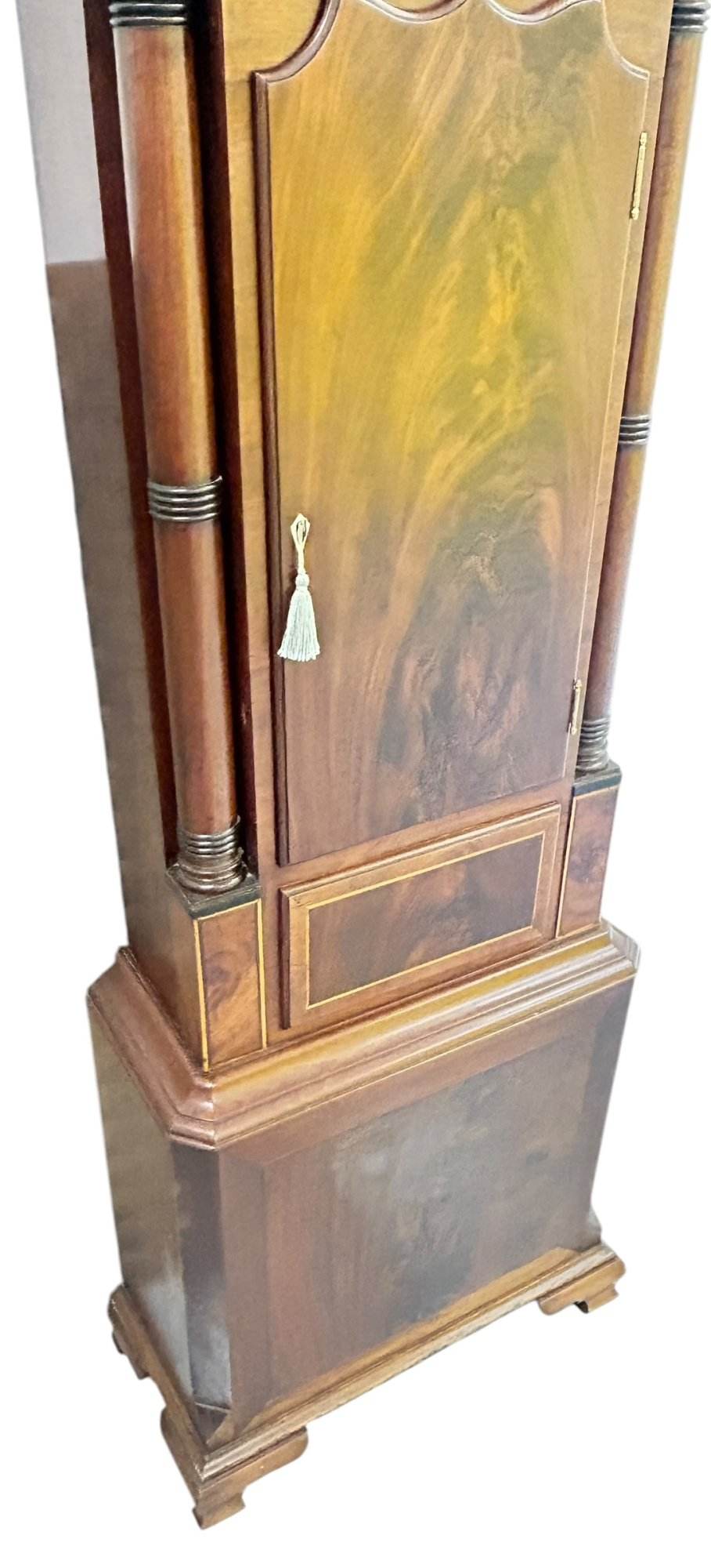 Incredible Antique Mahogany case Longcase 8 day clock - 1830 - Image 6