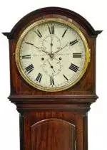 Fantastic Antique Scottish Mahogany case Long Case clock – ca 1860