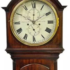 Fantastic Antique Scottish Mahogany case Long Case clock – ca 1860