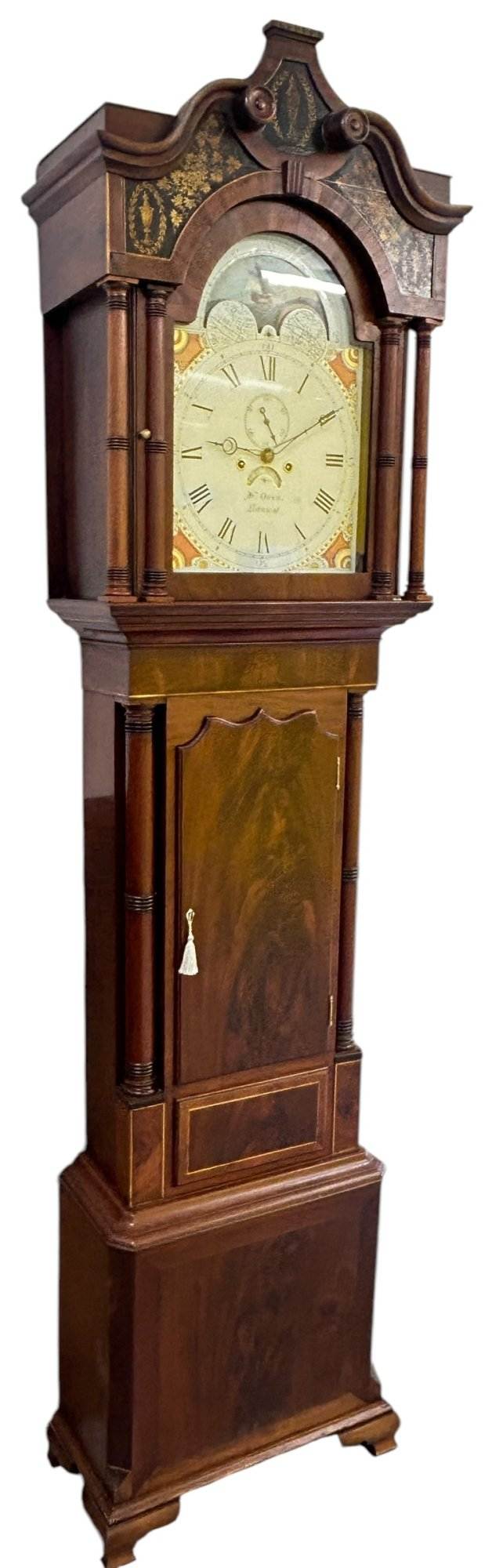 Incredible Antique Mahogany case Longcase 8 day clock - 1830 - Image 8