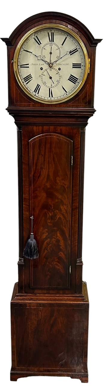 Fantastic Antique Scottish Mahogany case Long Case clock – ca 1860 - Image 3