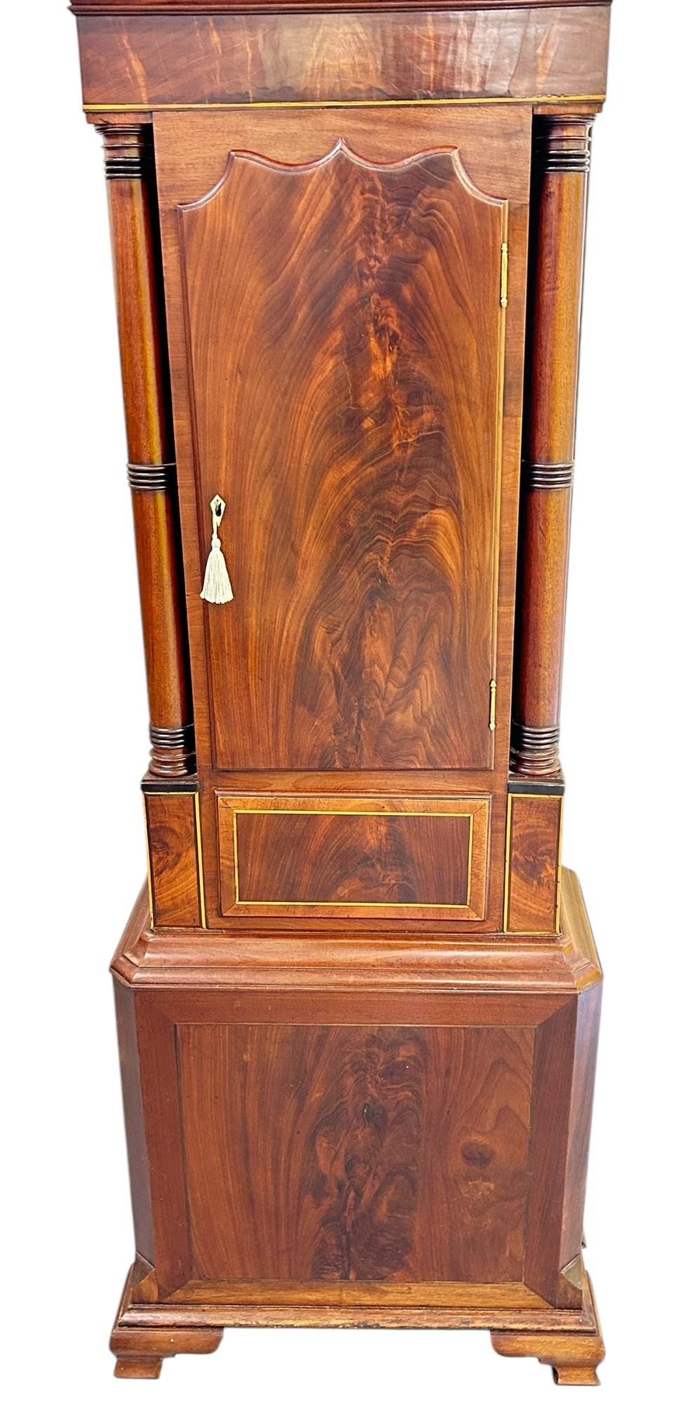 Incredible Antique Mahogany case Longcase 8 day clock - 1830 - Image 11