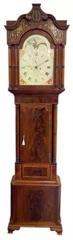 Antique Mahogany case Longcase 8 day clock - 1830