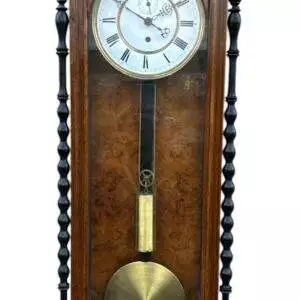 single weight Vienna Regulator Wall clock – ca 1880