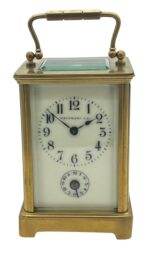 Exquisite Antique French 8 day Carriage clock with Alarm feature – ca 1900