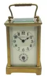 Exquisite Antique French 8 day Carriage clock with Alarm feature – ca 1900