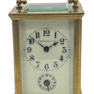 Exquisite Antique French 8 day Carriage clock with Alarm feature – ca 1900