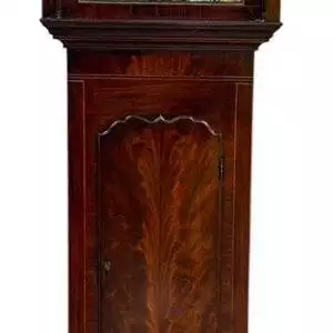 Antique English “Swinton” Mahogany case Long Case clock