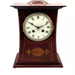 Arts & Crafts Liberty Mahogany 8 Day Mantel Clock - ca 1900