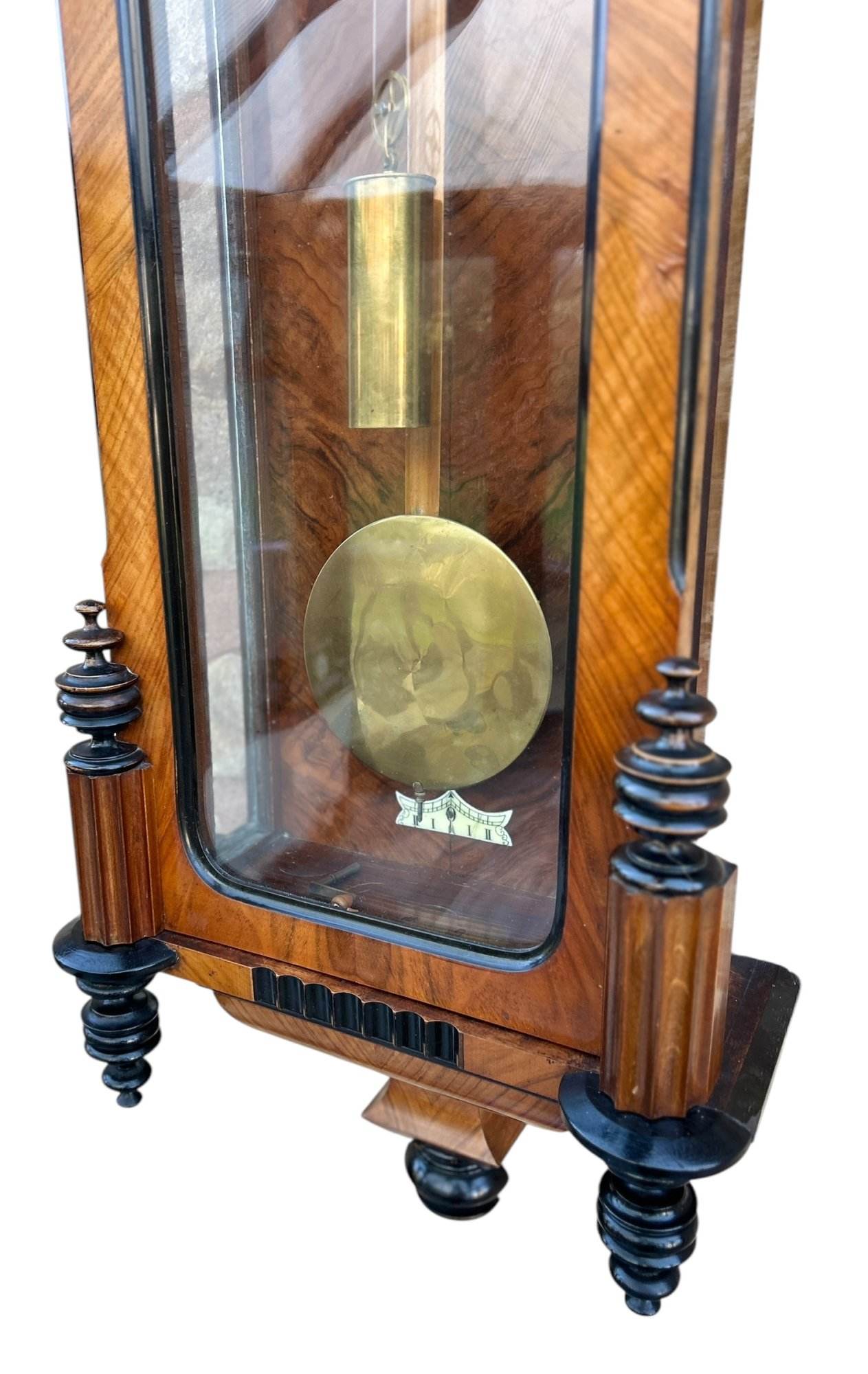 Exquisite Kingwood Case Vienna Wall clock – ca 1890 - Image 2