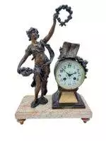 Wonderful French Figural Mantel Clock – ca1890