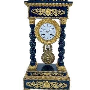 Exquisite Victorian French Portico Mantel Clock – ca1860