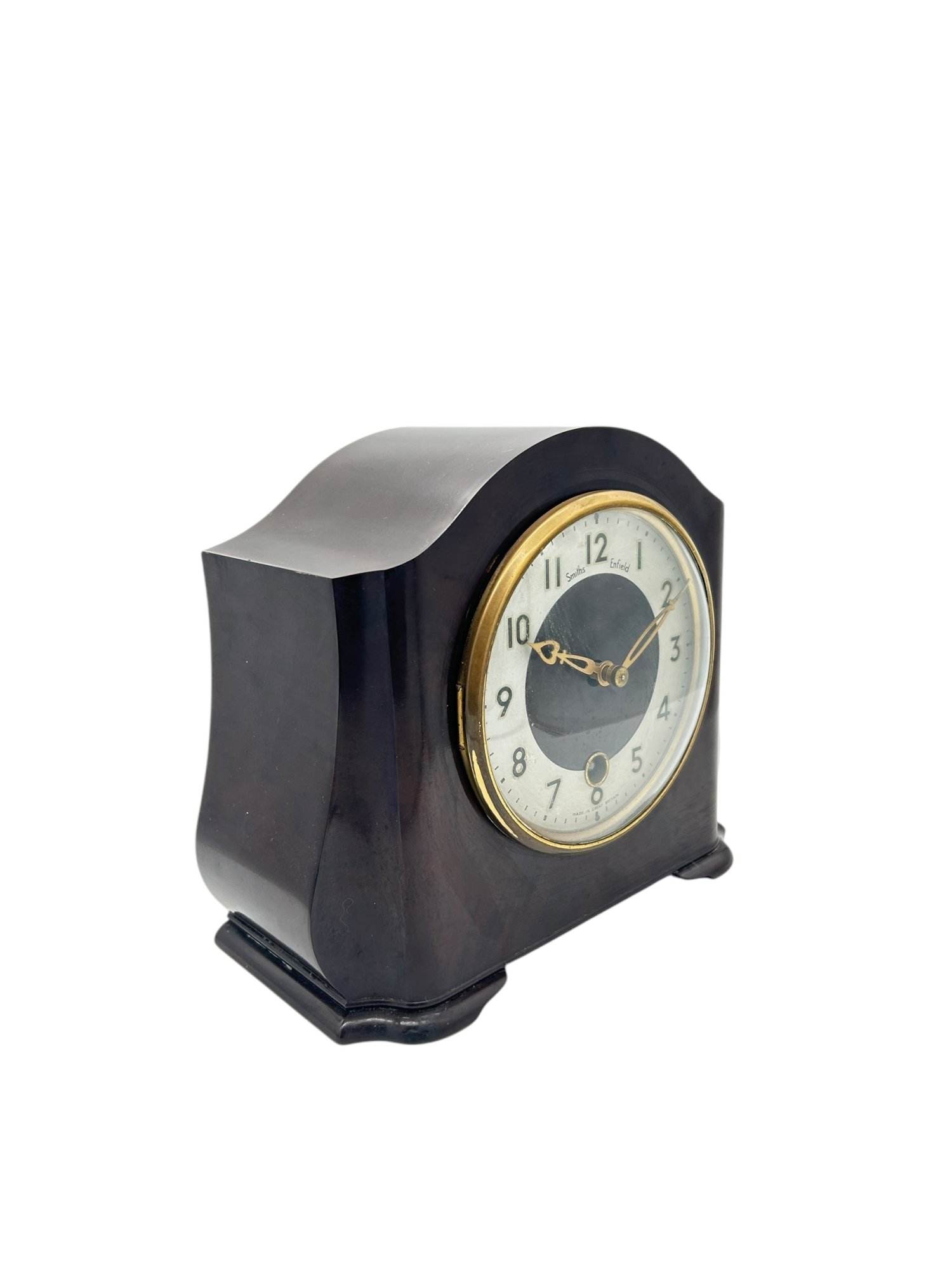 Wonderful Smiths Enfield Bakelite case Mantel Clock – ca1940 - Image 9