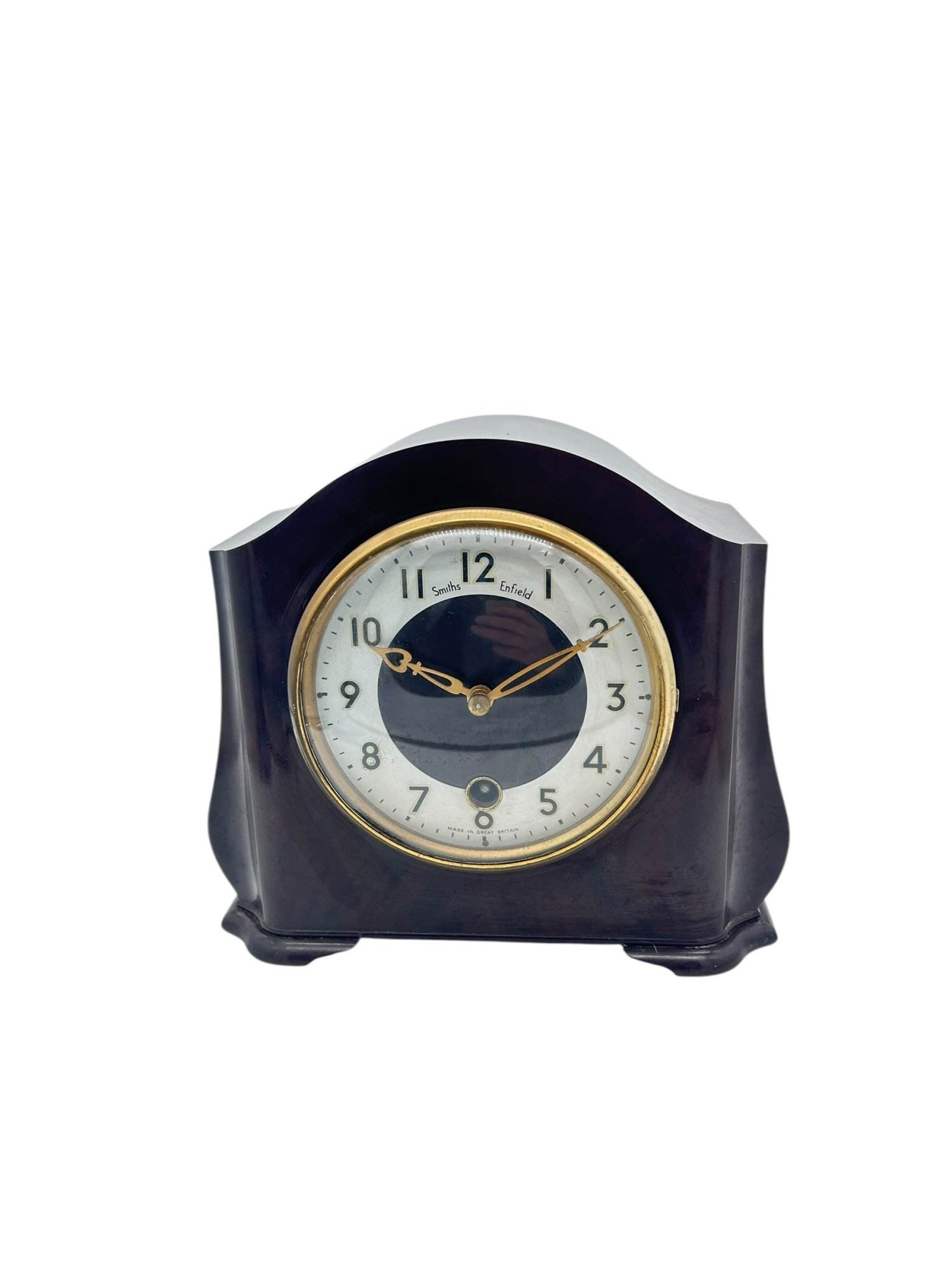 Wonderful Smiths Enfield Bakelite case Mantel Clock – ca1940 - Image 2