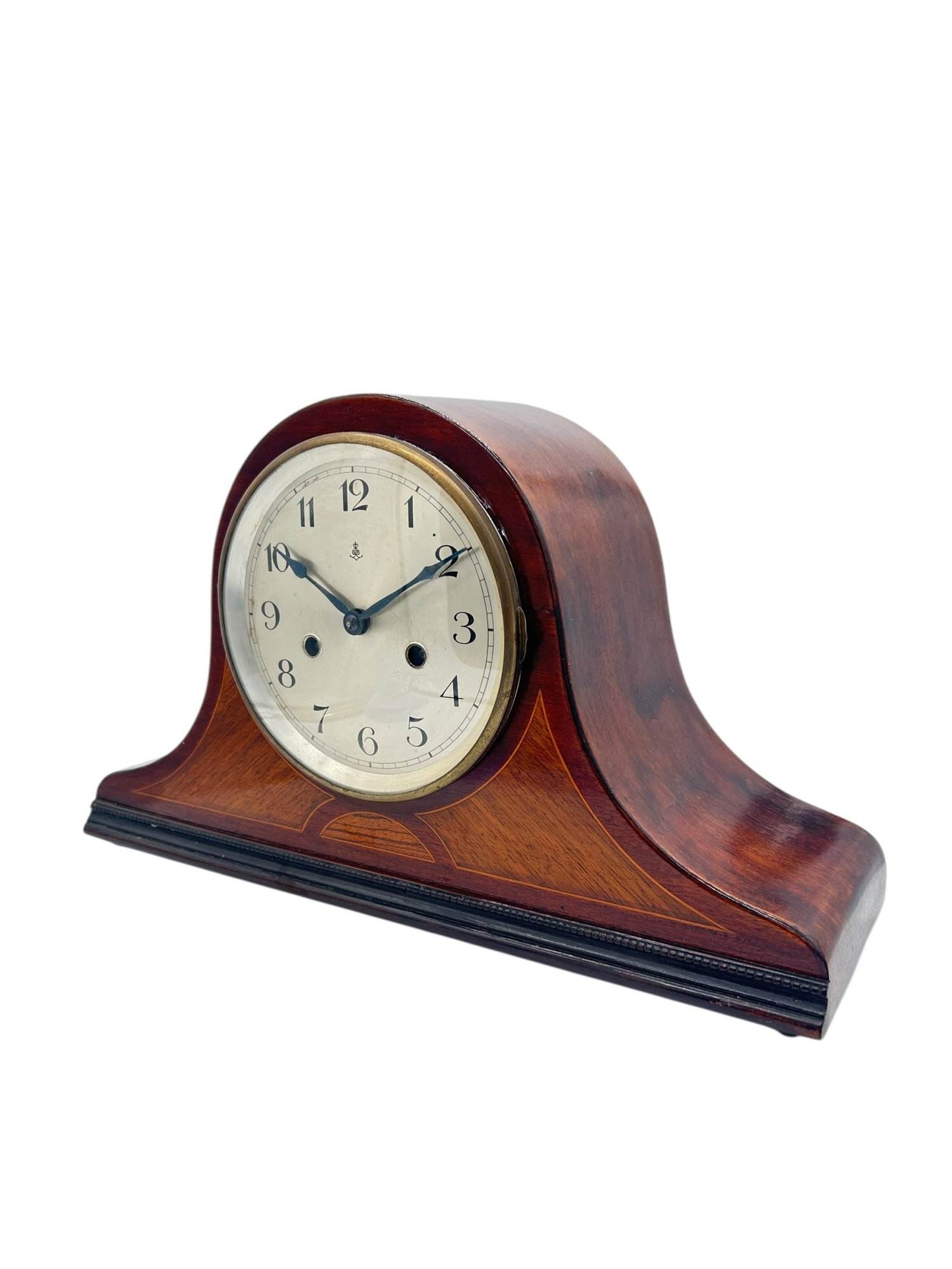 Stunning & Rare Gustav Becker Hat Shaped Mantel Clock – ca1920 - Image 8