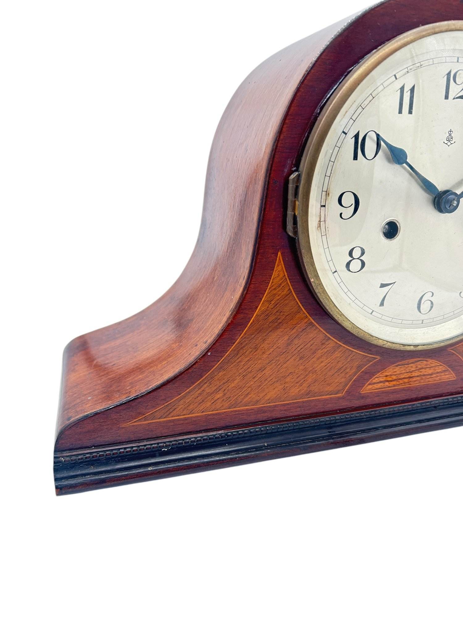 Stunning & Rare Gustav Becker Hat Shaped Mantel Clock – ca1920 - Image 6