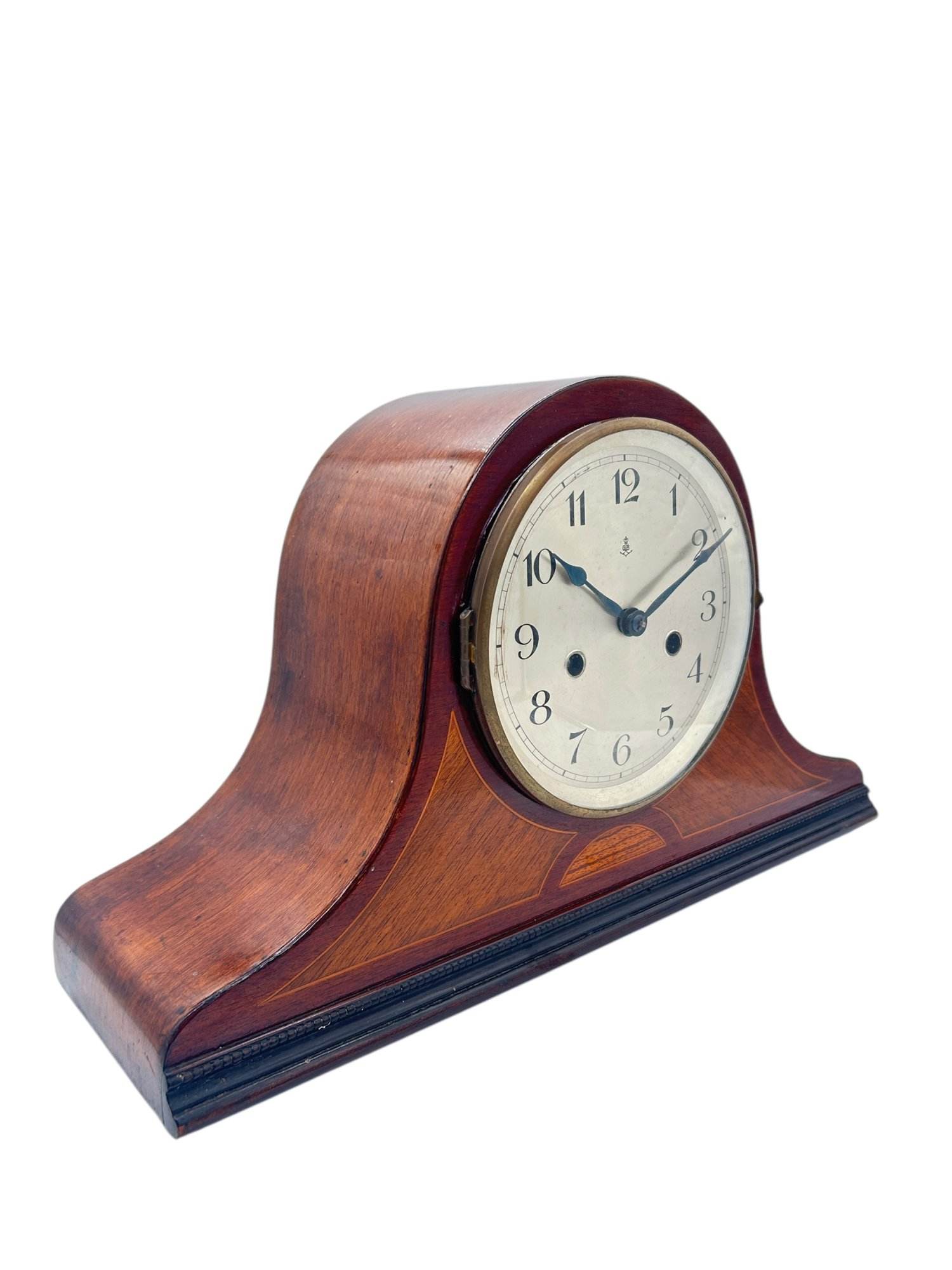 Stunning & Rare Gustav Becker Hat Shaped Mantel Clock – ca1920 - Image 5