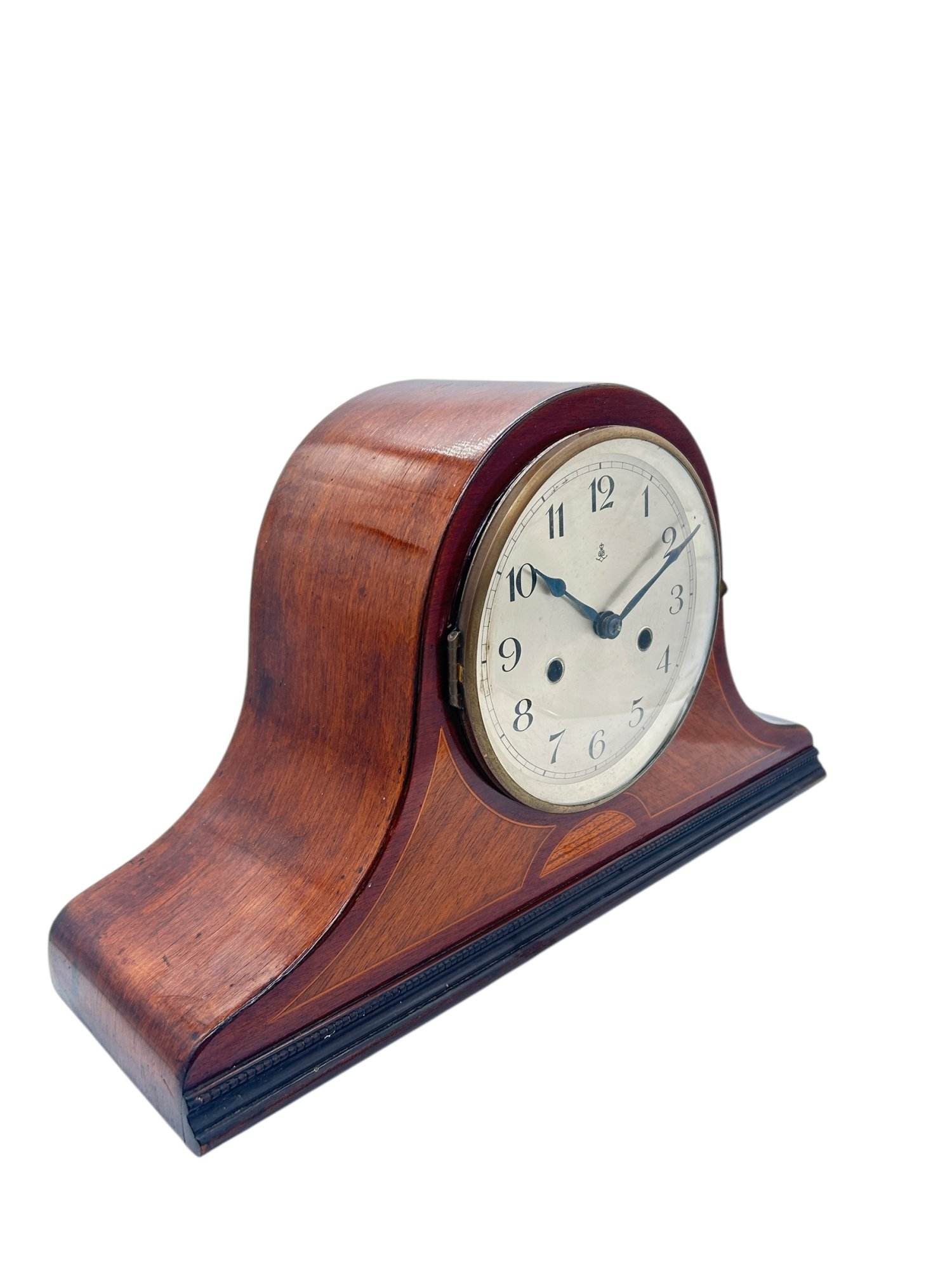 Stunning & Rare Gustav Becker Hat Shaped Mantel Clock – ca1920 - Image 4