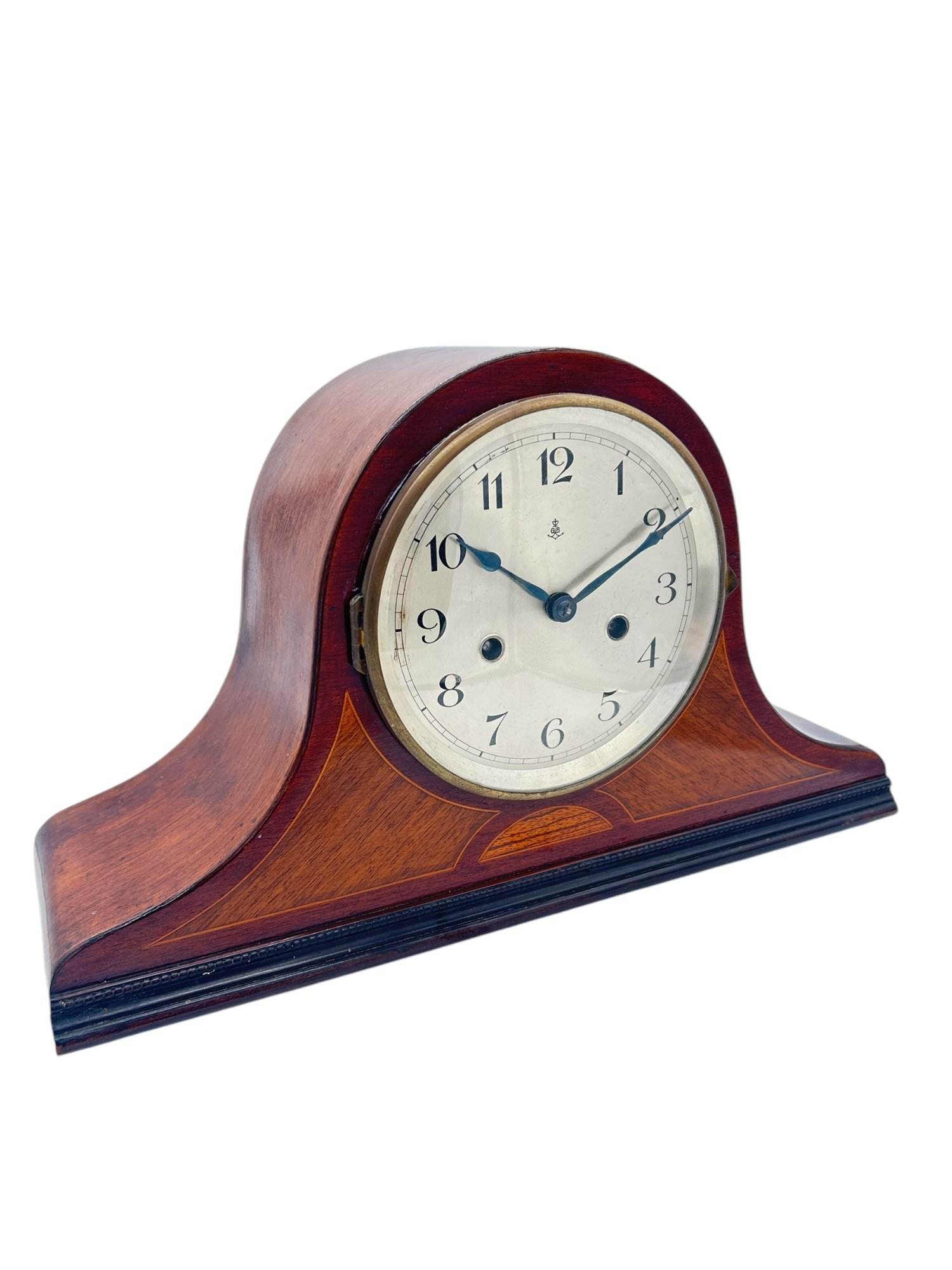 Stunning & Rare Gustav Becker Hat Shaped Mantel Clock – ca1920 - Image 3