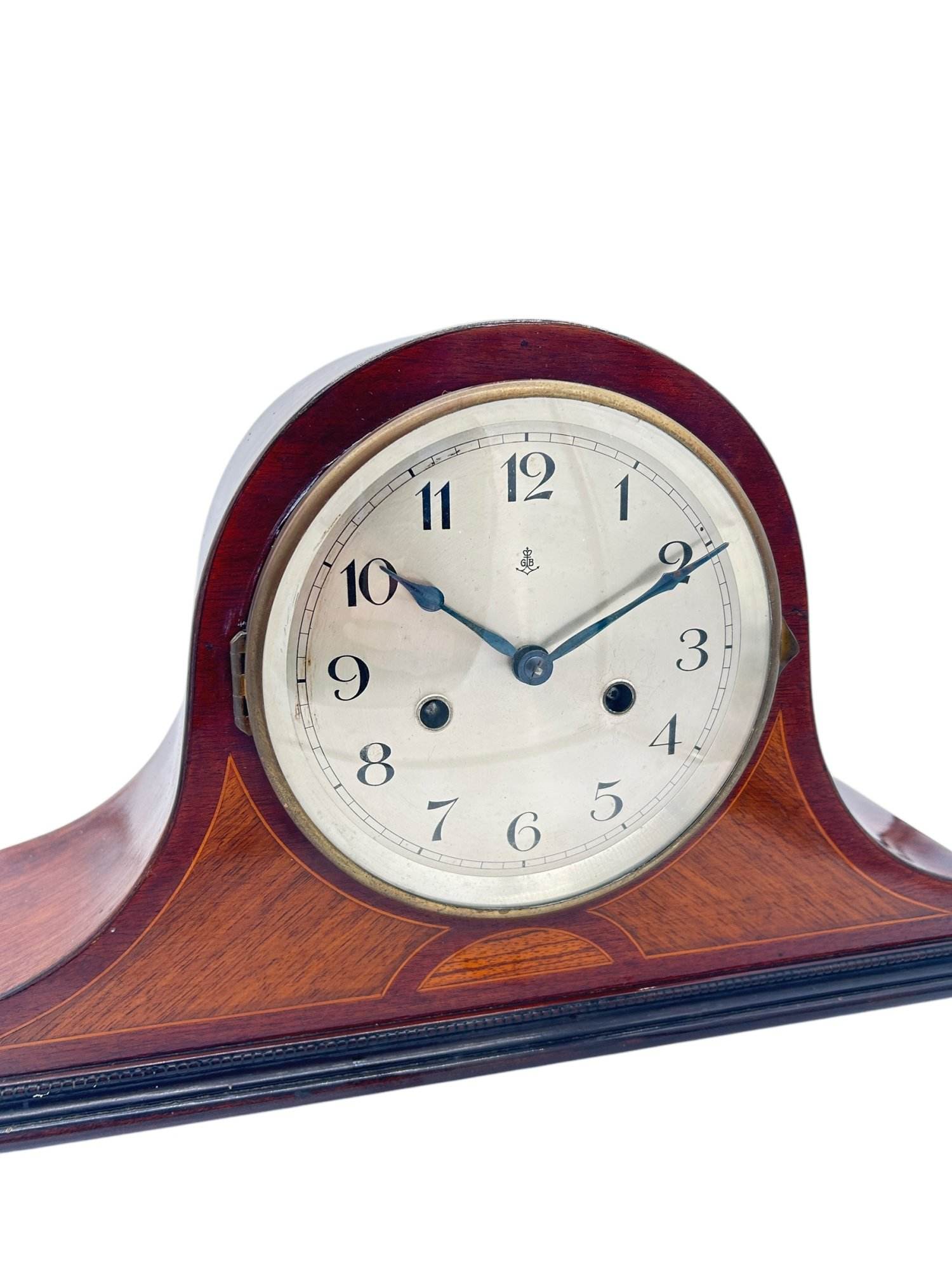 Stunning & Rare Gustav Becker Hat Shaped Mantel Clock – ca1920 - Image 2