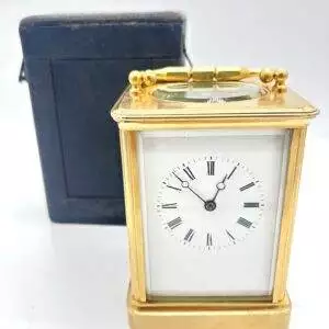 Exquisite Antique French Bell striking Carriage clock – ca1880