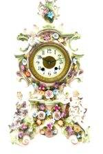 Fabulous Sitzendorf Porcelain Figural Mantel clock – ca1890