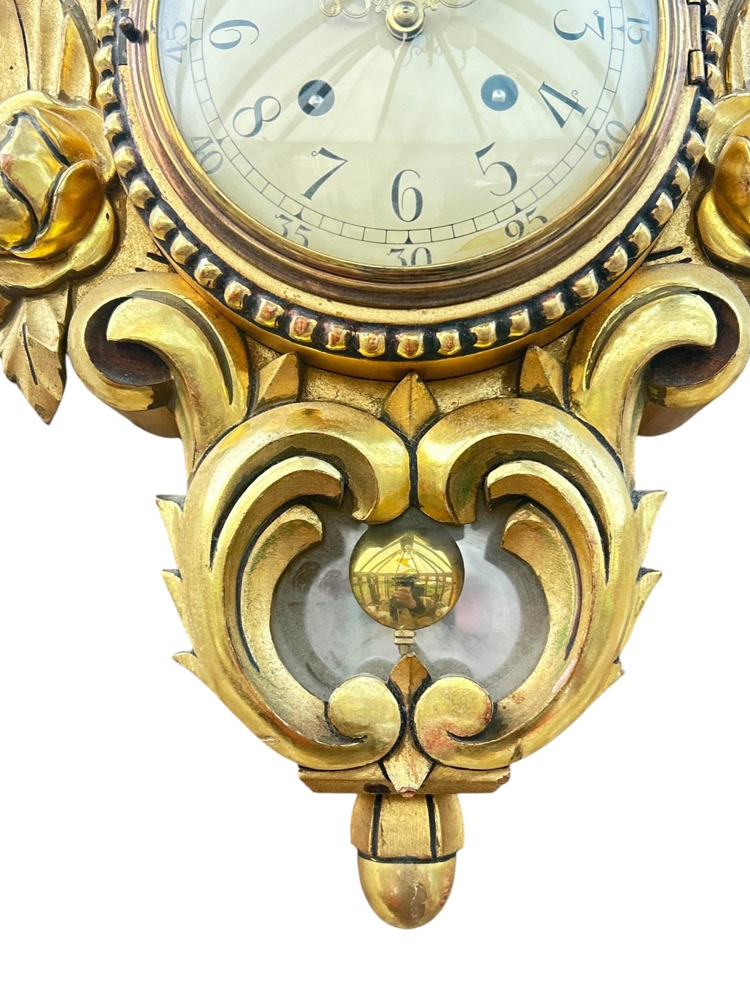 Stunning Swedish Cartel Gresso case Wall Clock – ca1930 - Image 5