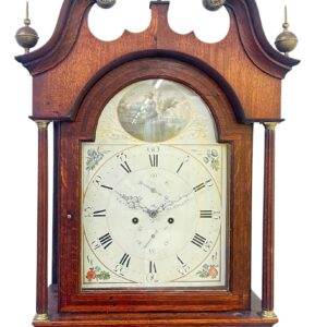 Fabulous Antique English “Huntsleat” Oak case Longcase clock - 8 day – 1820