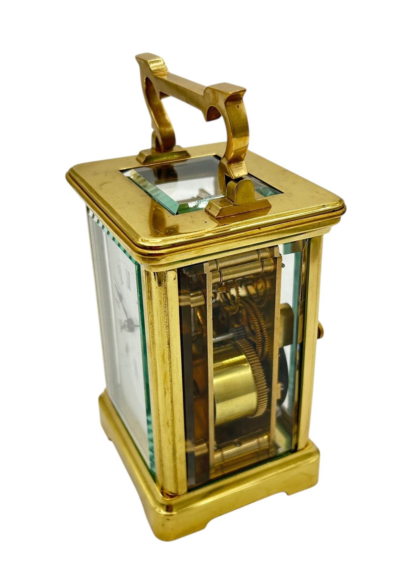 Outstanding Antique French Gong striking Carriage clock – ca1890 - Image 4