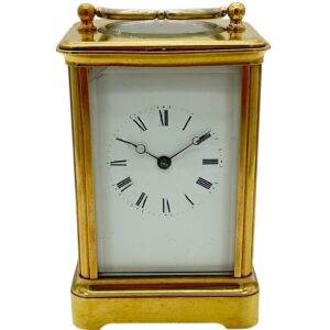 Exquisite Antique French Bell striking Carriage Clock – 8-Day Carriage Clock C1880