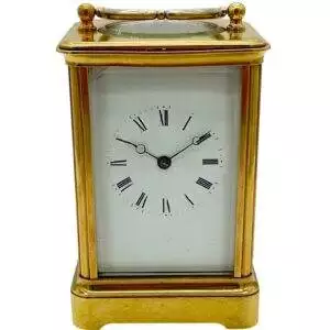 Exquisite Antique French Bell striking Carriage Clock – 8-Day Carriage Clock C1880