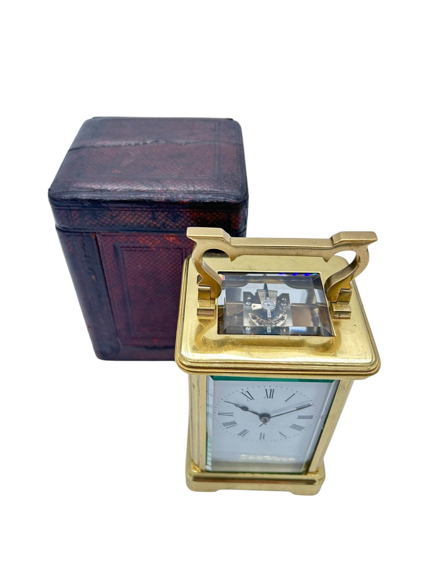 Outstanding Antique French Gong striking Carriage clock – ca1890 - Image 9