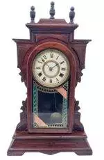 Awesome American Gingerbread Mantel Clock – ca 1900