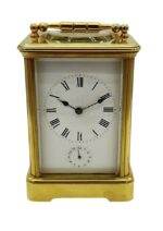 Incredible Antique French Gong striking Carriage Clock – 8-Day Carriage Clock C1880