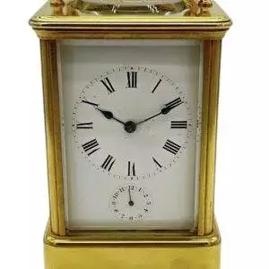 Incredible Antique French Gong striking Carriage Clock – 8-Day Carriage Clock C1880